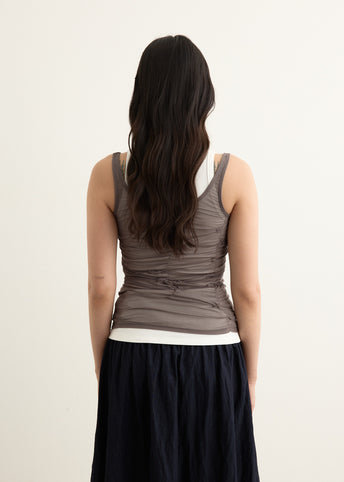 Horizon Double Layer Ruched Tank