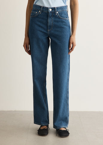 Shea High-Rise Relaxed Straight Jeans
