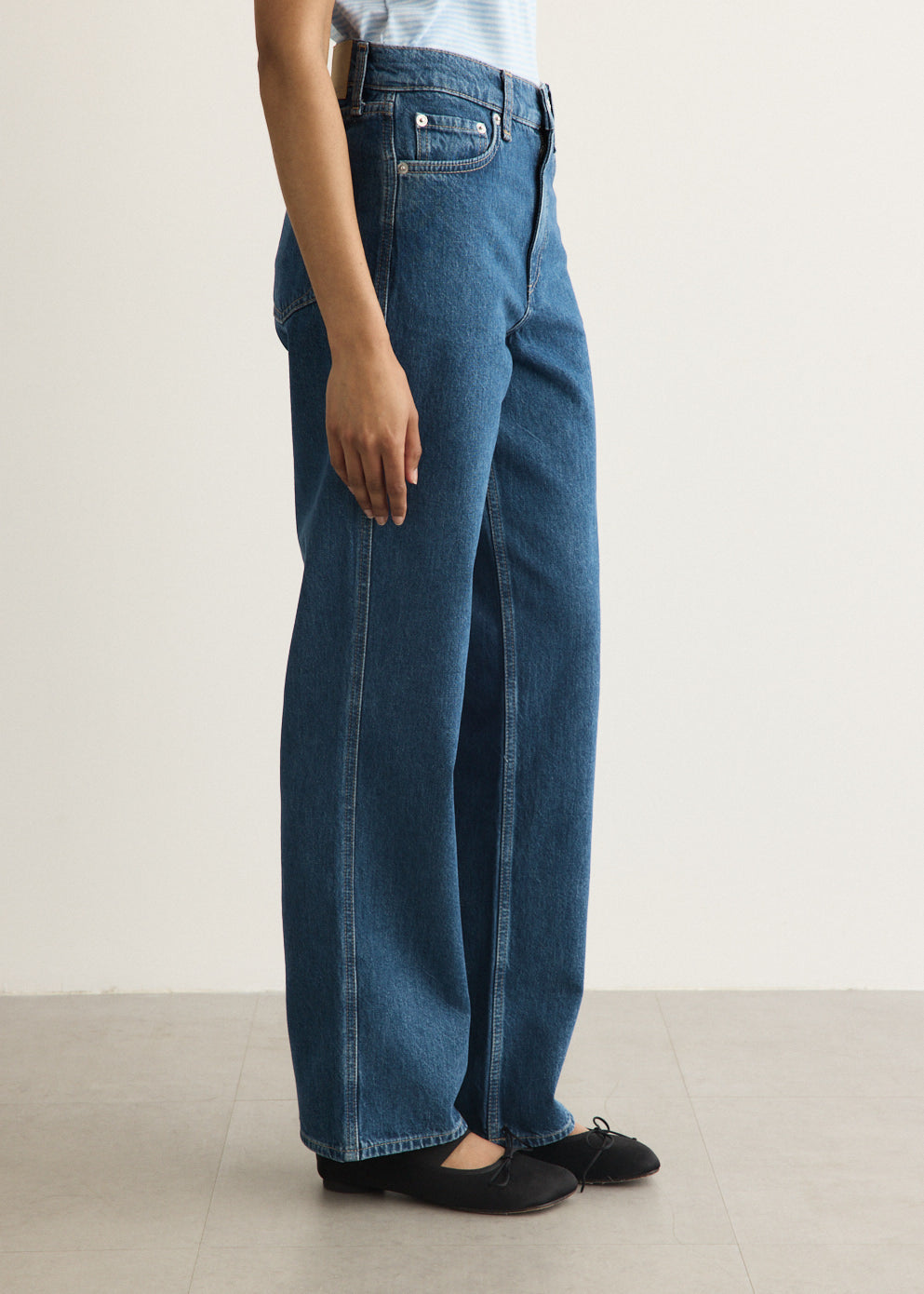 Shea High-Rise Relaxed Straight Jeans