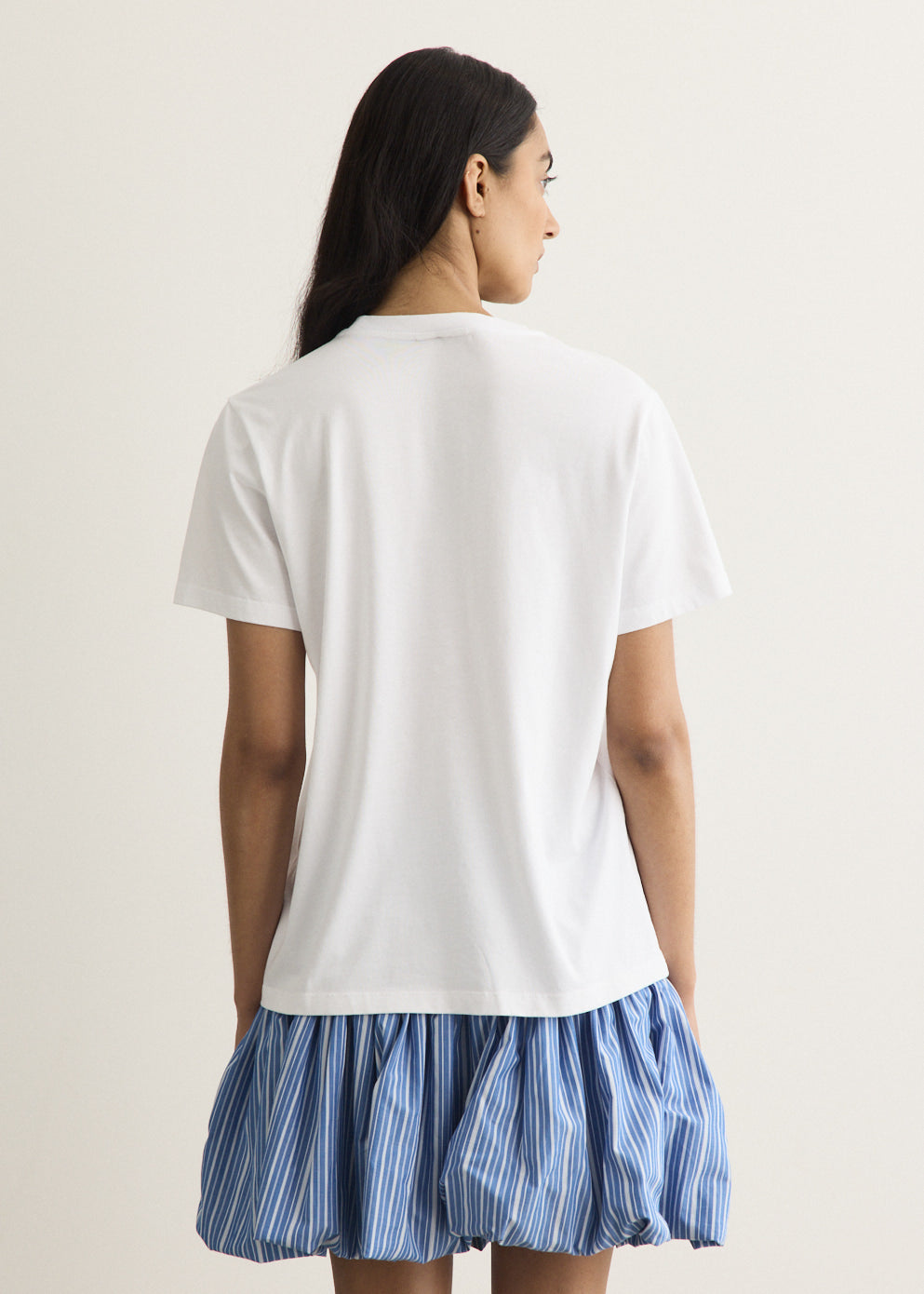 Basic Cotton Jersey Strawberry T-Shirt