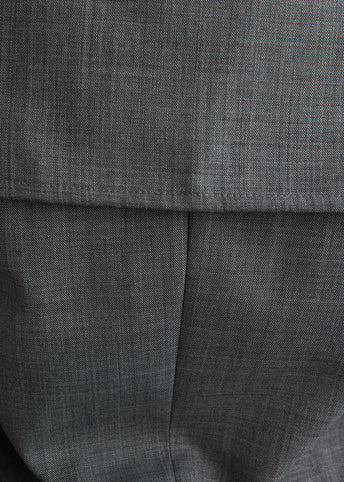 Wool Melange Suiting Vest