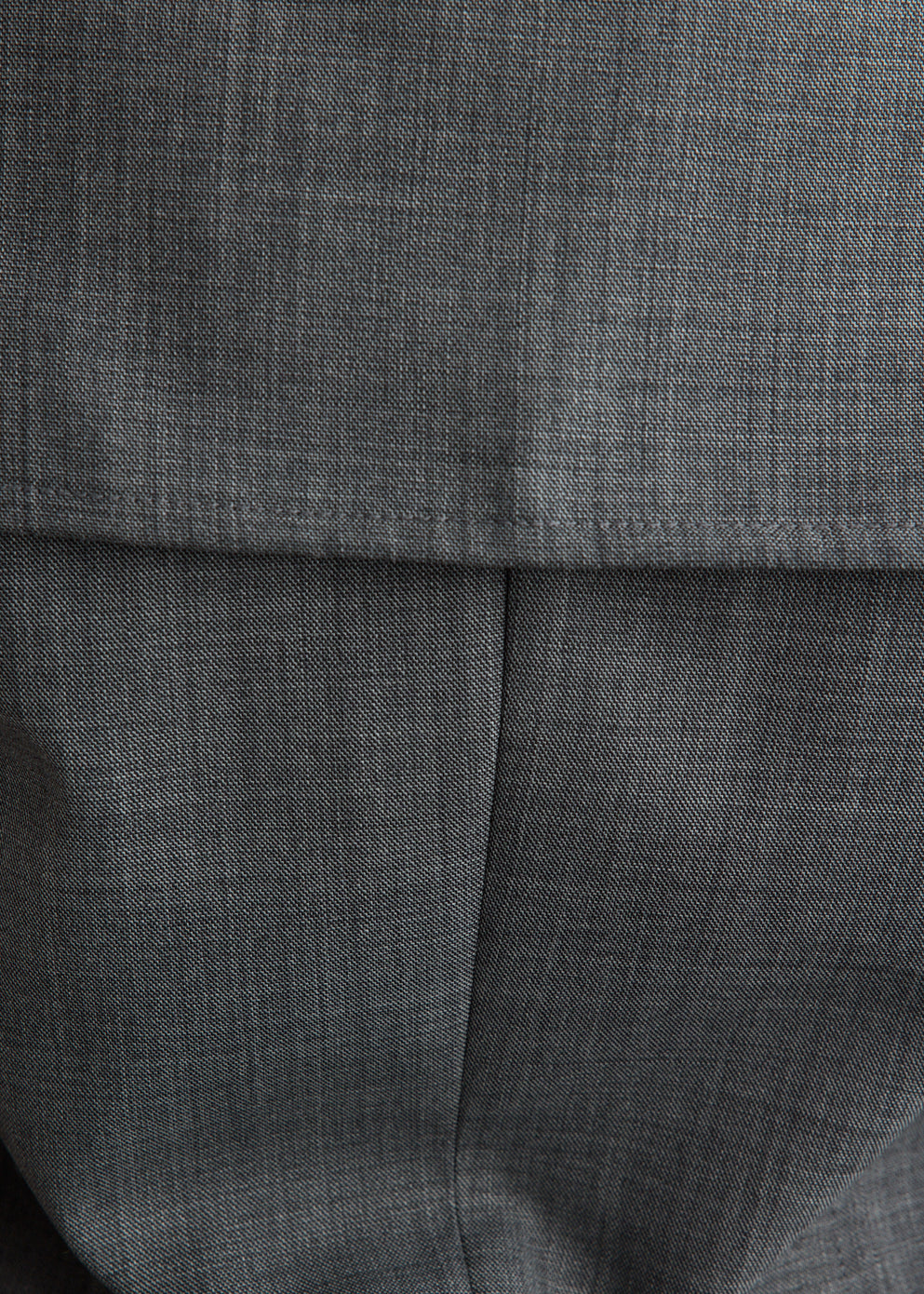 Wool Melange Suiting Vest