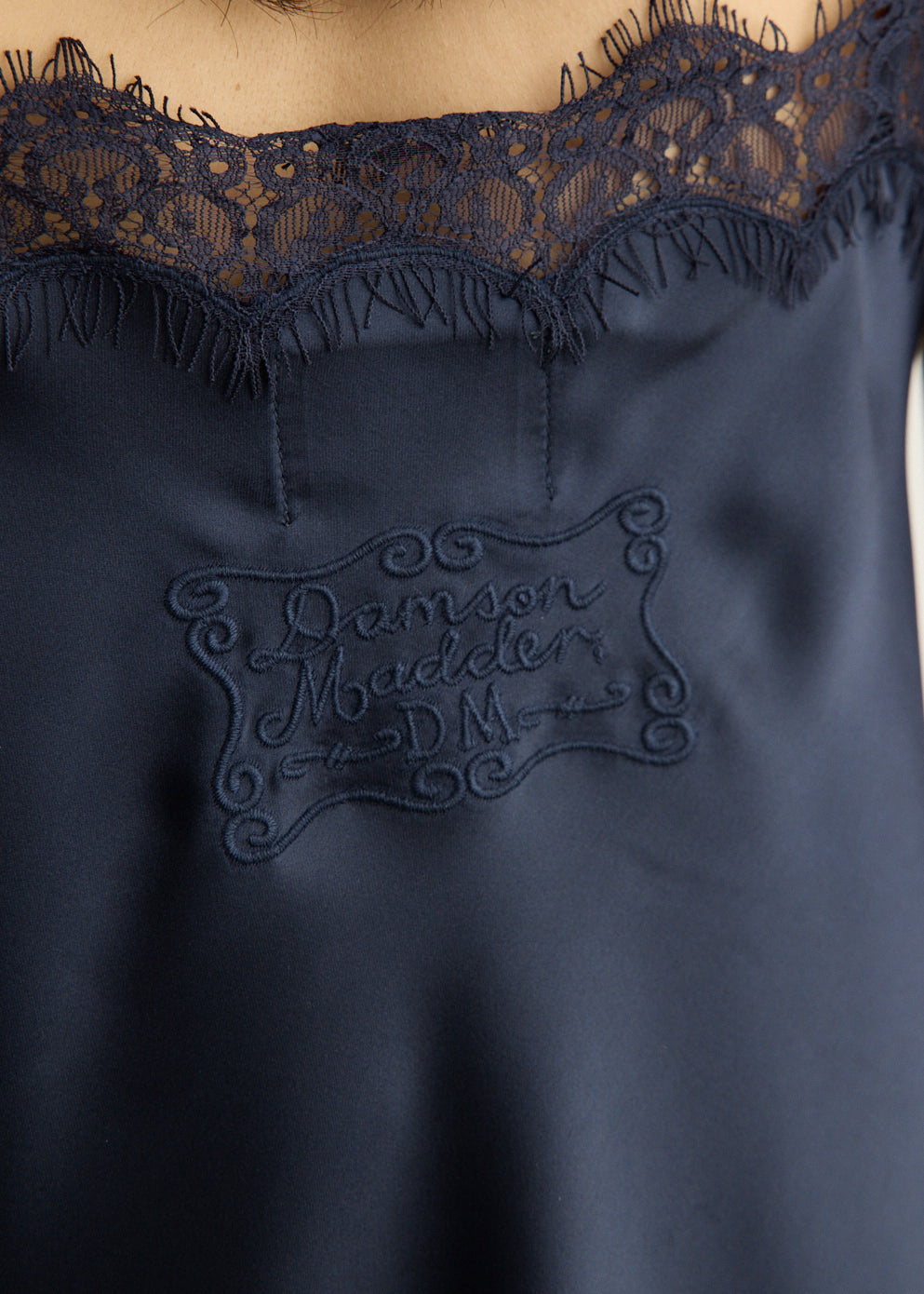 Tansy Satin And Lace Cami Top