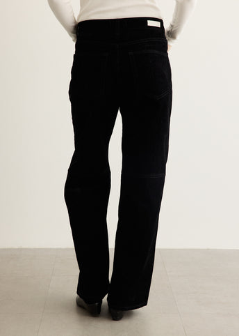 Velvet Denim Loose-Fit Jeans