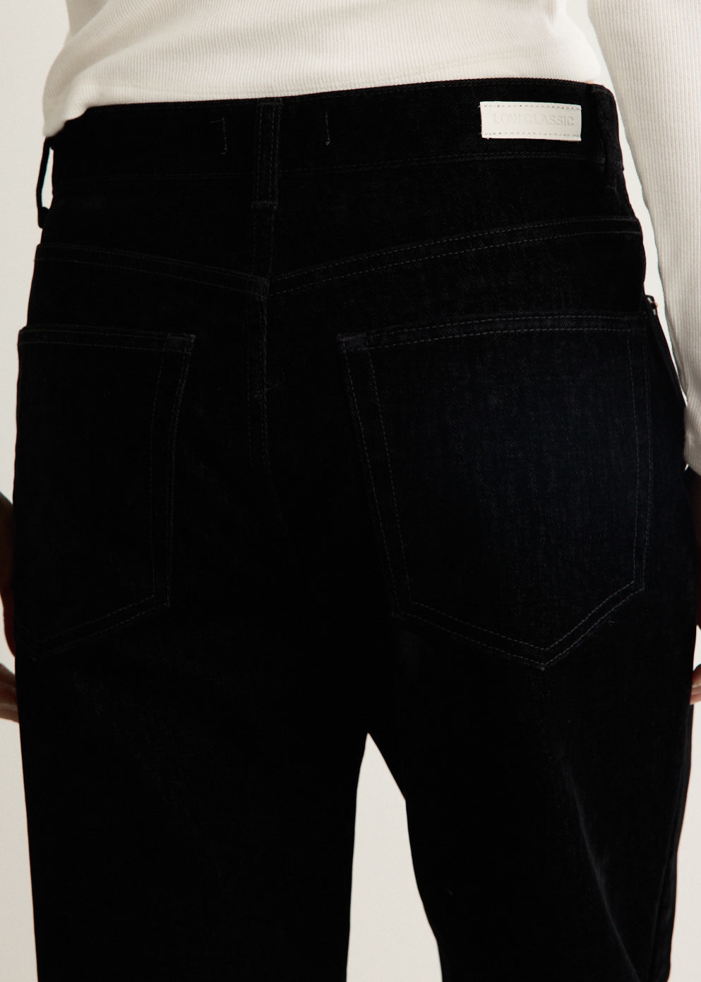 Velvet Denim Loose-Fit Jeans