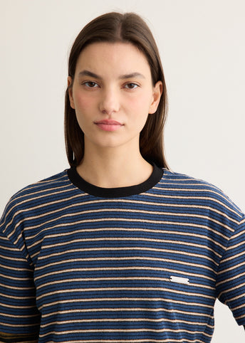 Unisex Stripe Layered Long-Sleeve T-Shirt