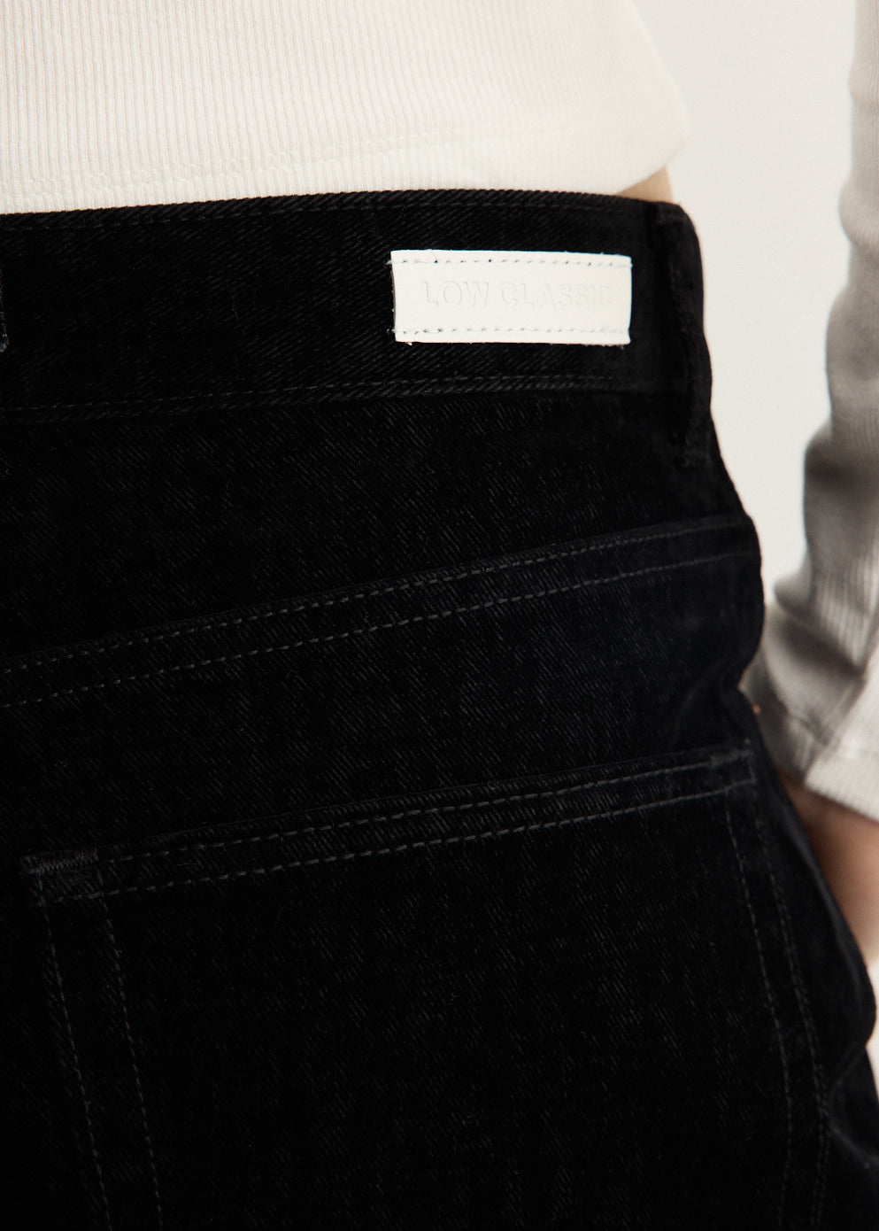 Velvet Denim Loose-Fit Jeans