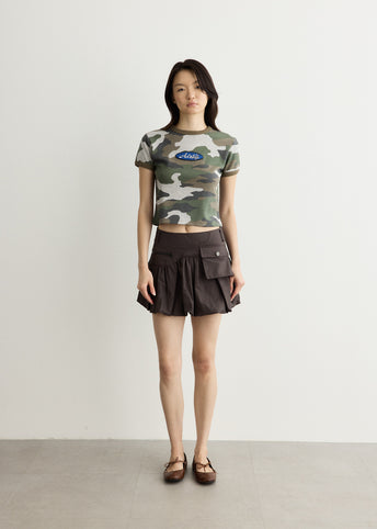 Essential Camouflage Baby Ringer T-Shirt