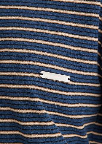 Unisex Stripe Layered Long-Sleeve T-Shirt