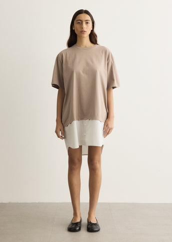 Cotton Jersey Mini Dress