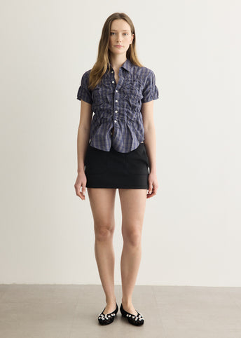 Ron Blue Check Shirt