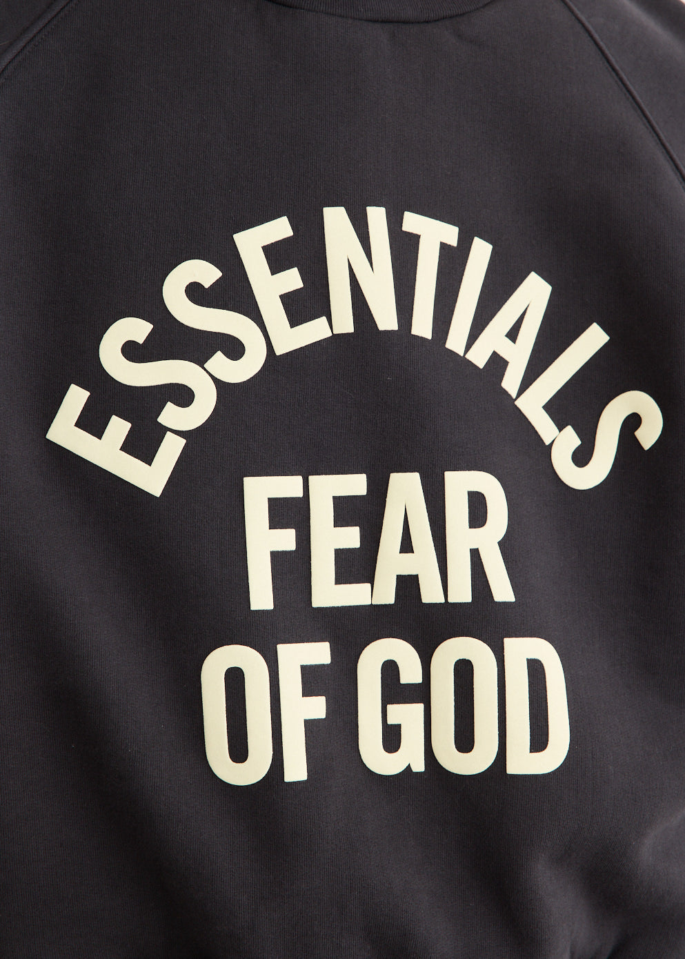 Campus 90's Cropped Raglan Crewneck