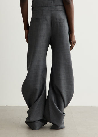 Wool Melange Suiting Pants