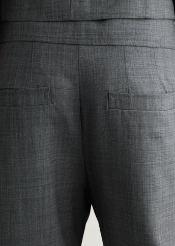 Wool Melange Suiting Pants