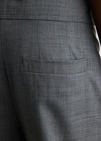 Wool Melange Suiting Pants