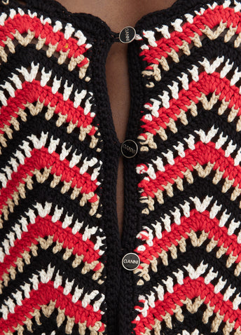 Cotton Crochet Cardigan