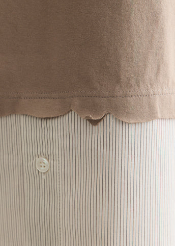 Cotton Jersey Mini Dress