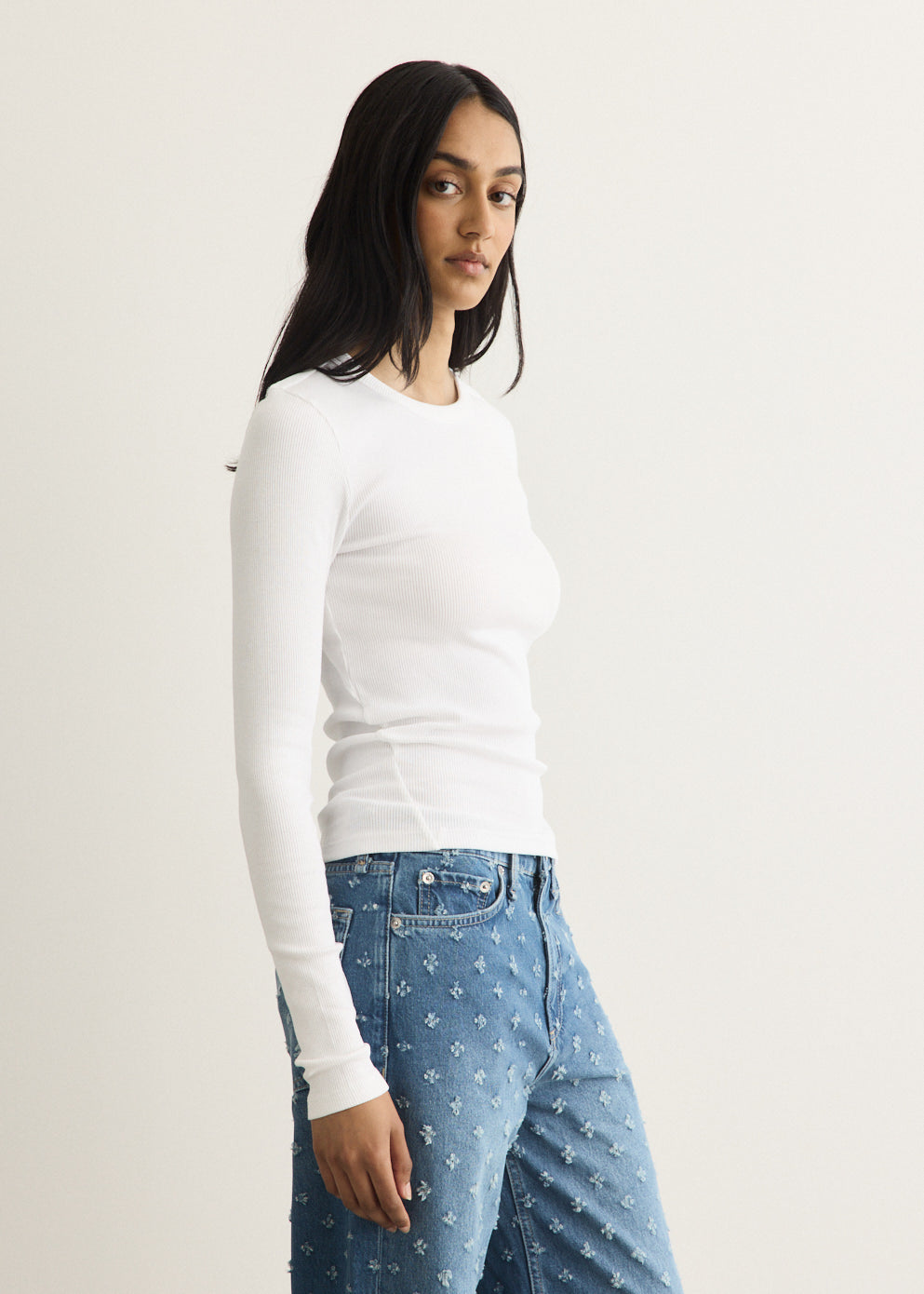 The Essential Ribbed Long-Sleeve Top
