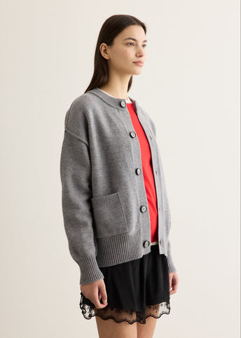 Crewneck Cardigan