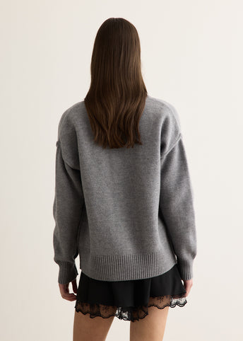 Crewneck Cardigan