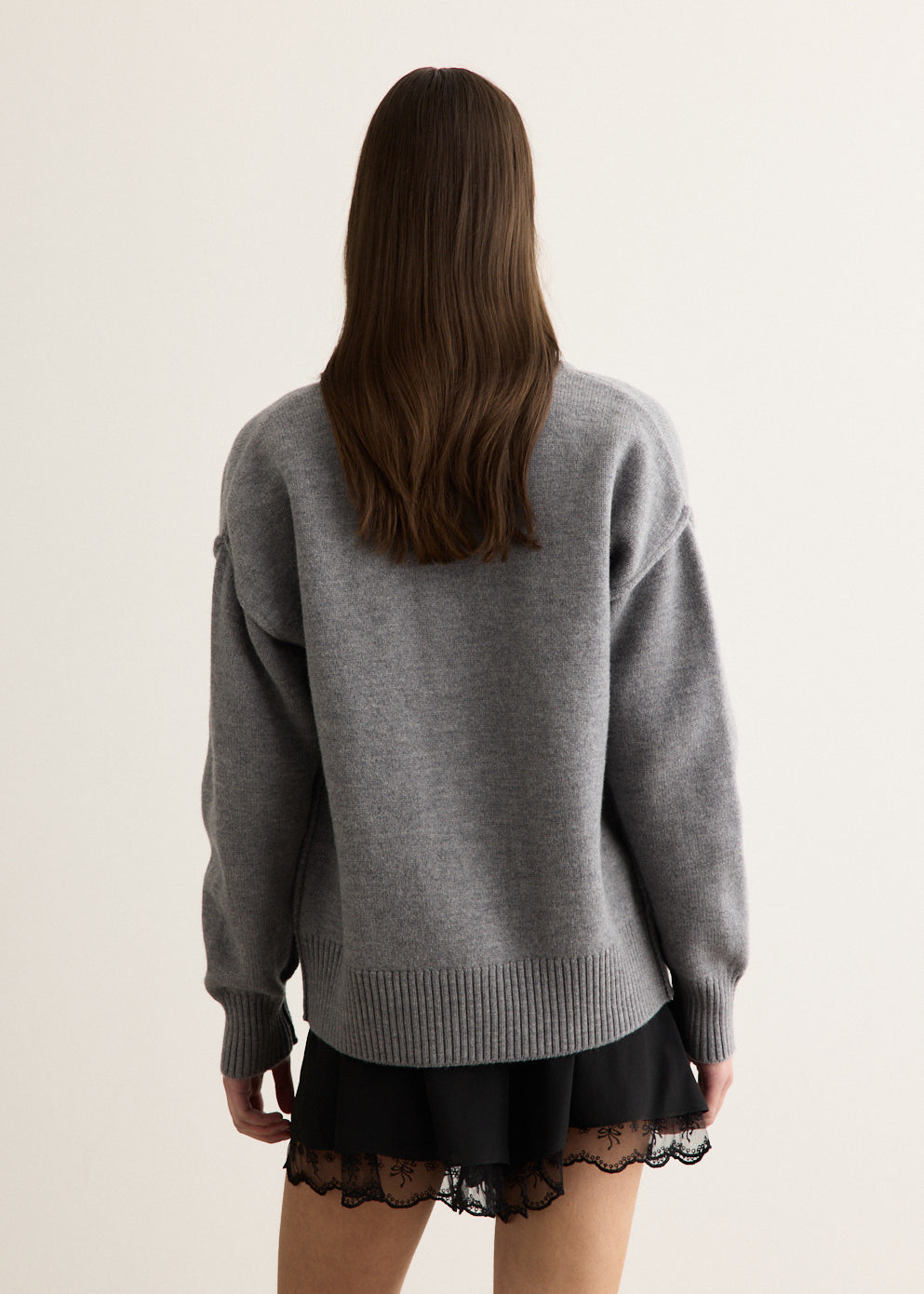 Crewneck Cardigan