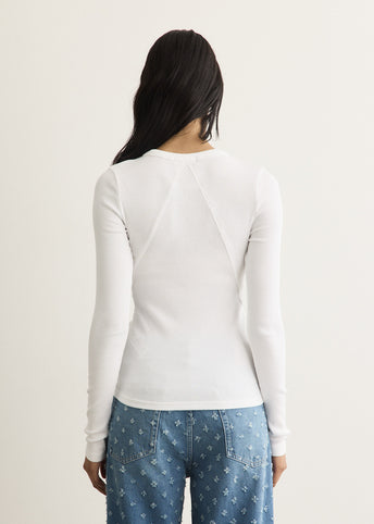The Essential Ribbed Long-Sleeve Top