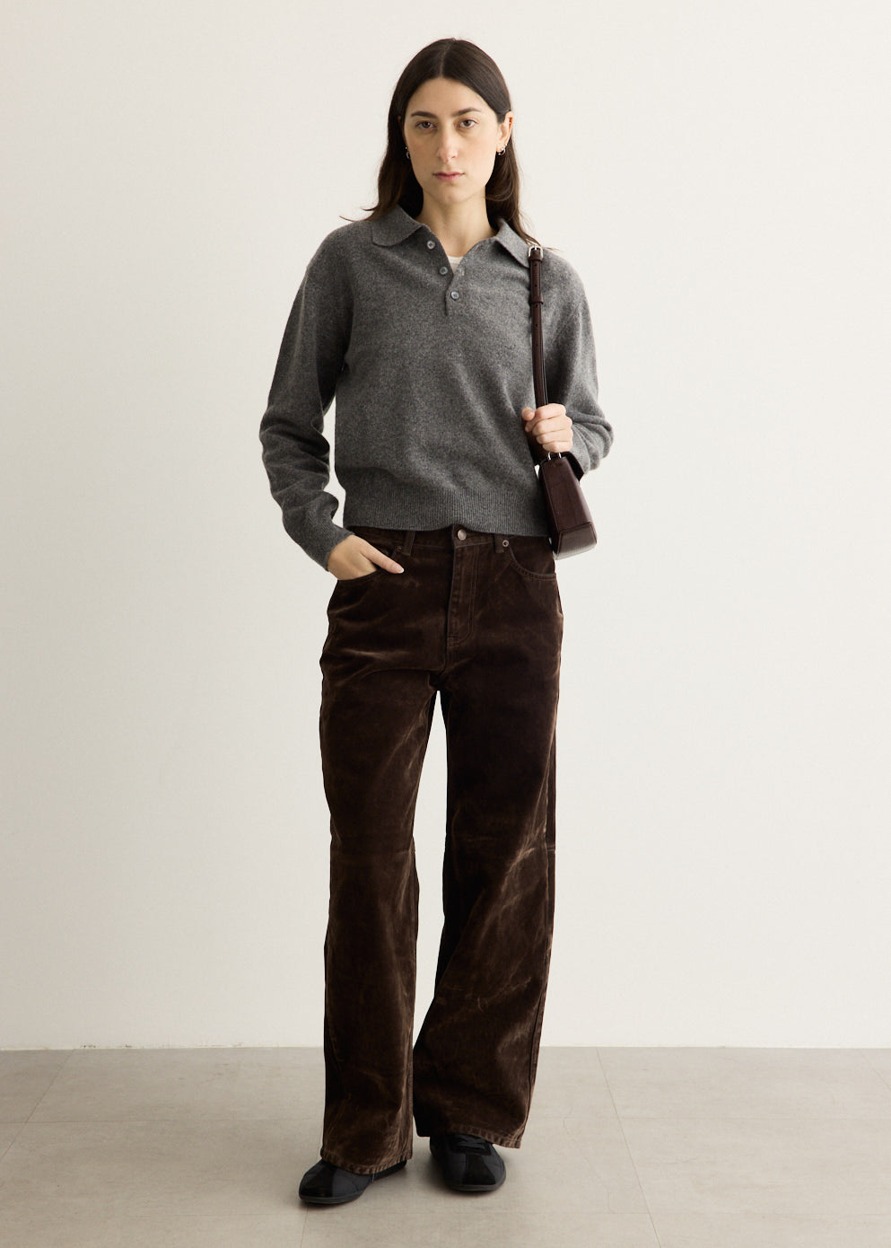 Super Fine Wool High-Neck Sweater