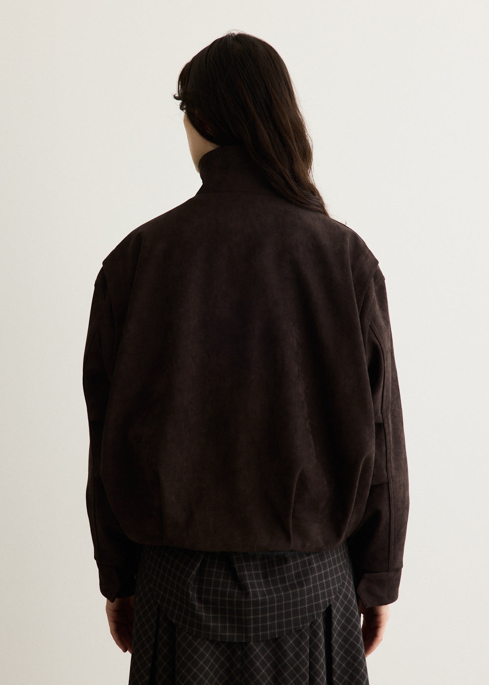 Skyway Faux Suede Bomber Jacket