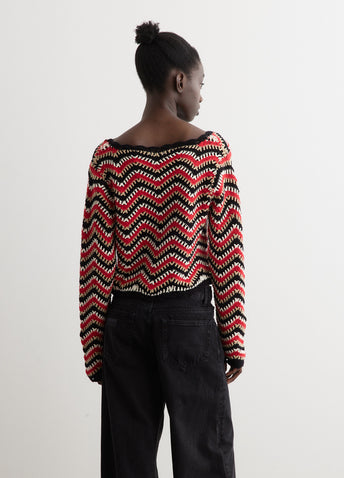 Cotton Crochet Cardigan