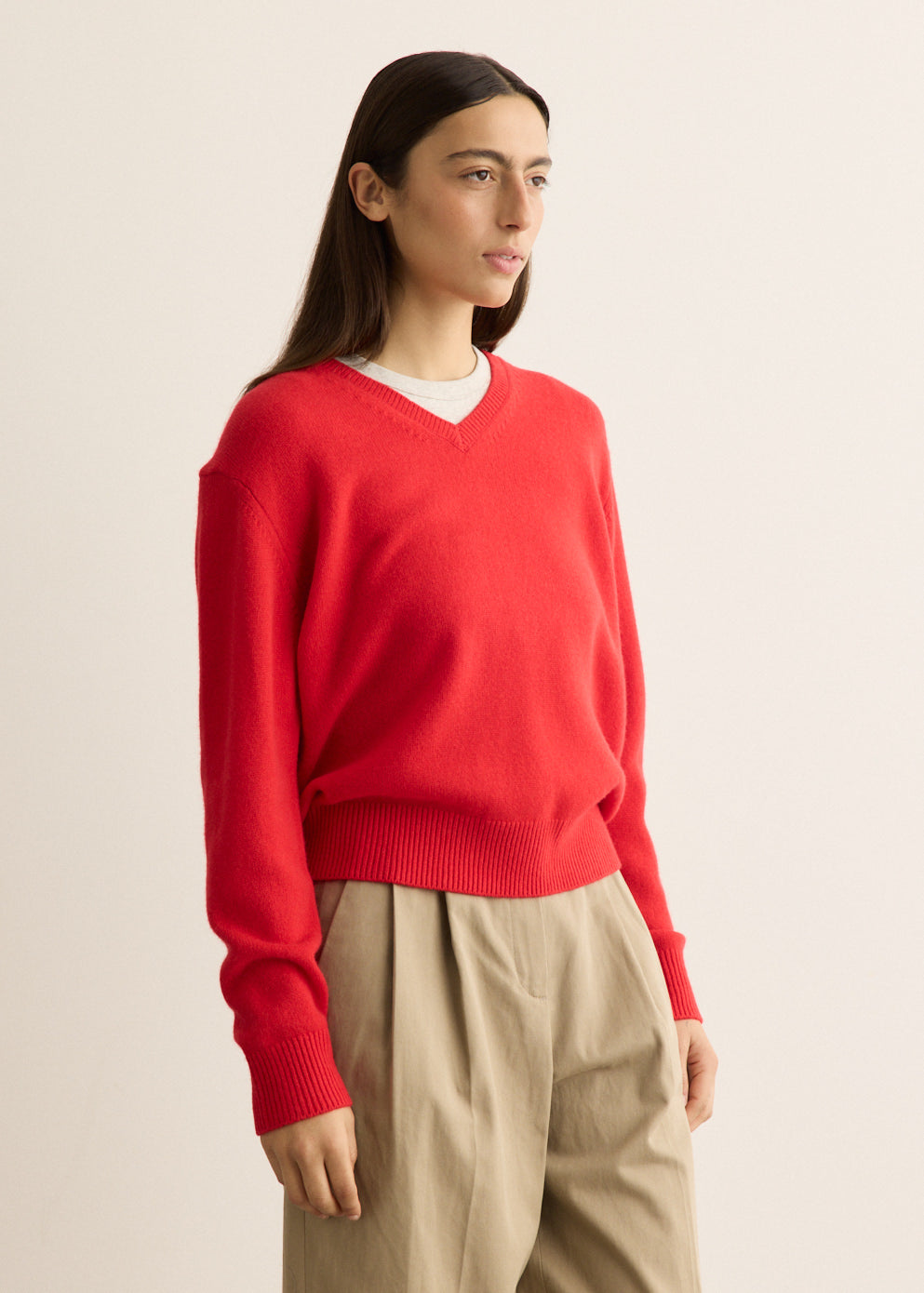 Cashmere V-Neck Sweater
