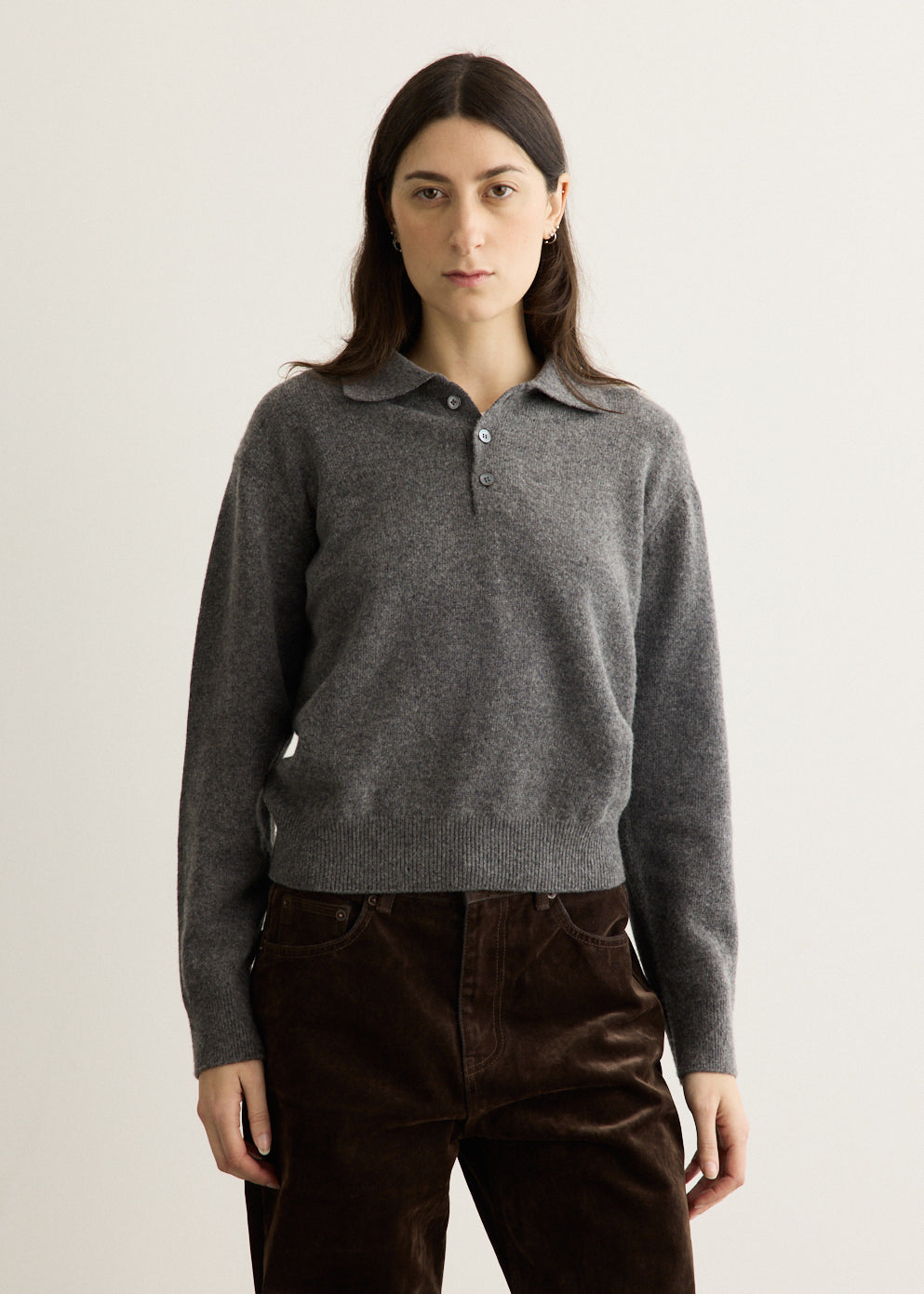 Super Fine Wool High-Neck Sweater