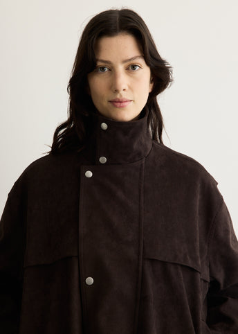 Skyway Faux Suede Bomber Jacket