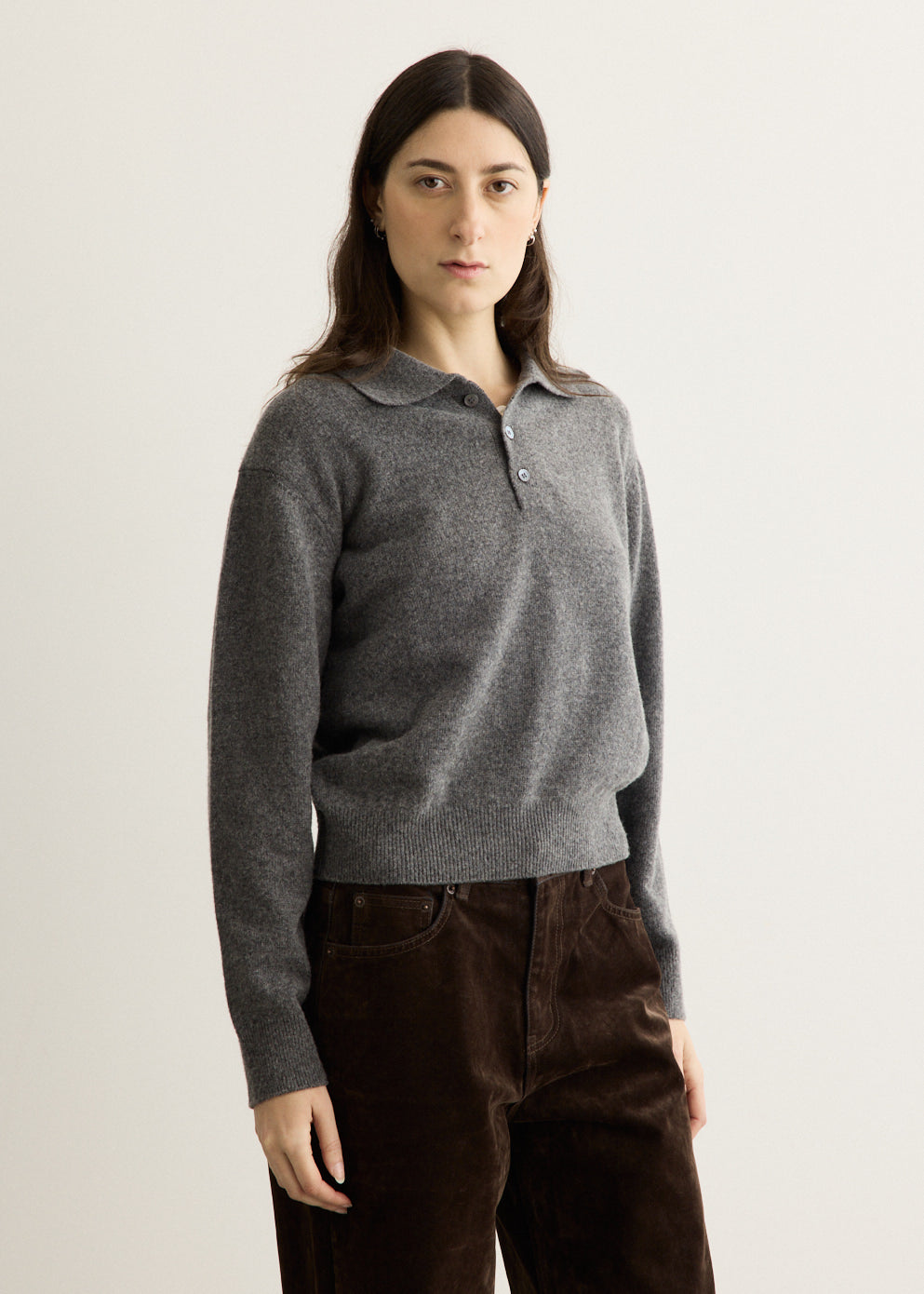Super Fine Wool High-Neck Sweater