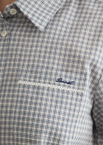 Laced Organic Checked Shirt