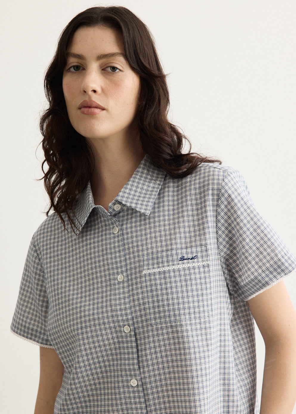 Laced Organic Checked Shirt