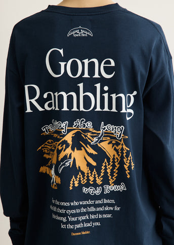 Gone Rambling Long Sleeve Graphic Tee