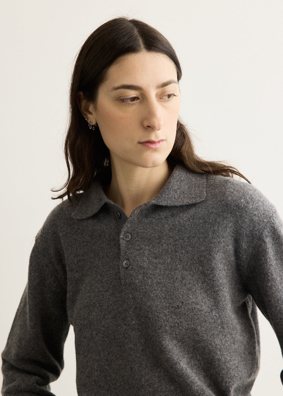 Super Fine Wool High-Neck Sweater