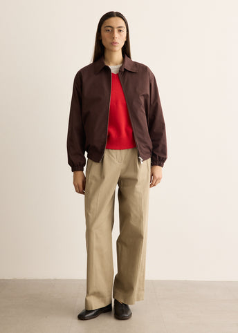 Collared Blouson Jacket