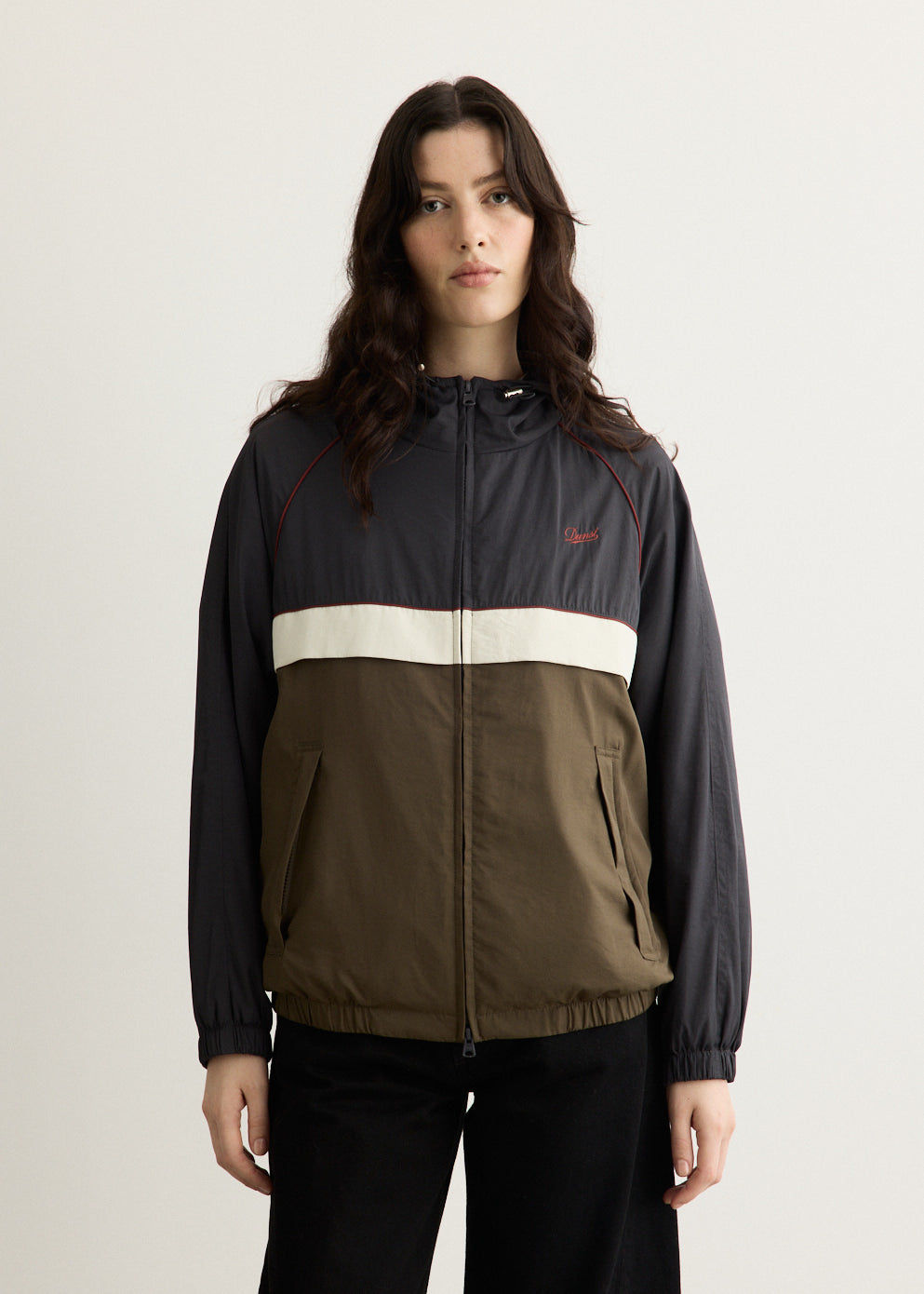 Unisex Blocked Windbreaker