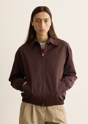 Collared Blouson Jacket