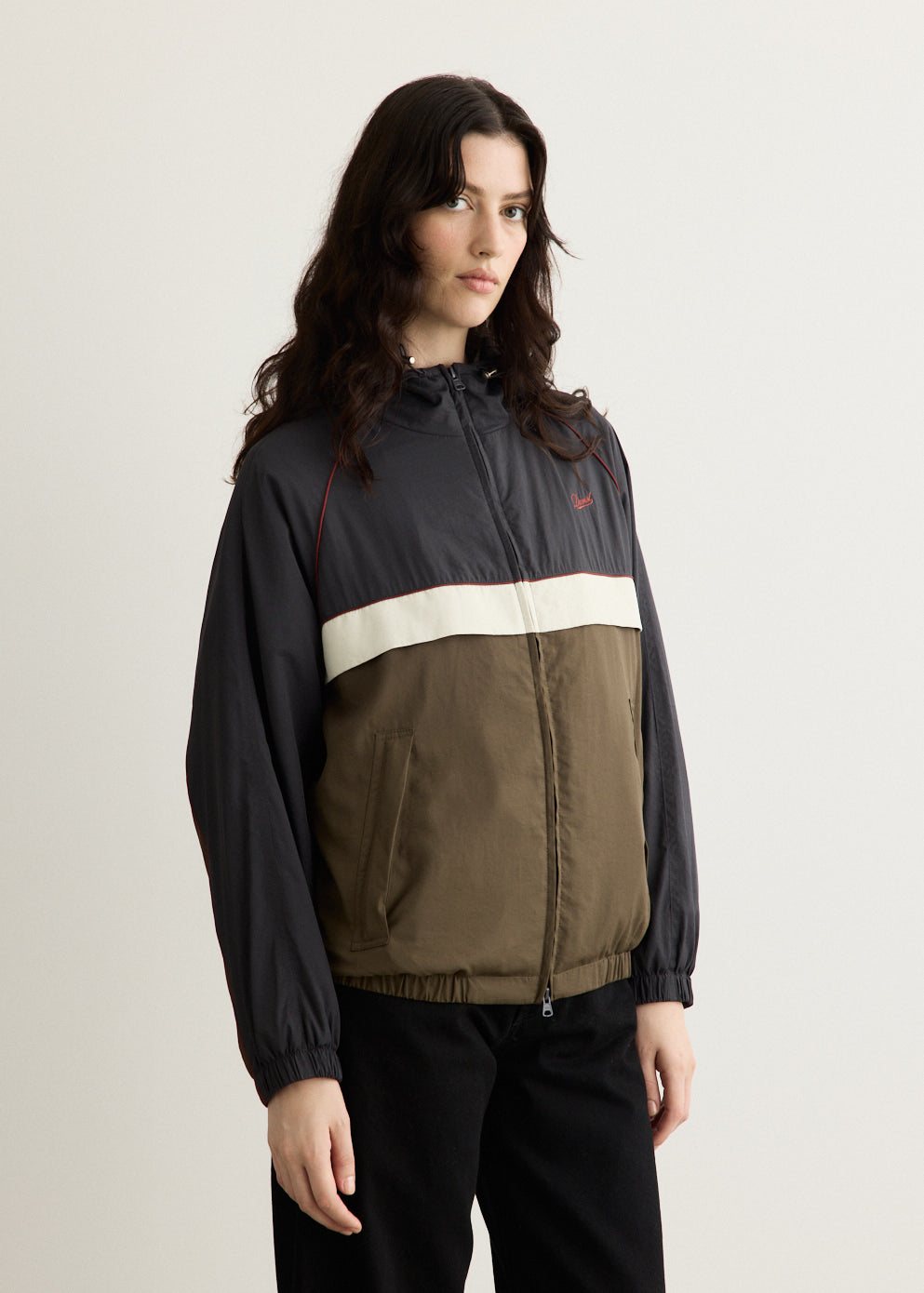 Unisex Blocked Windbreaker