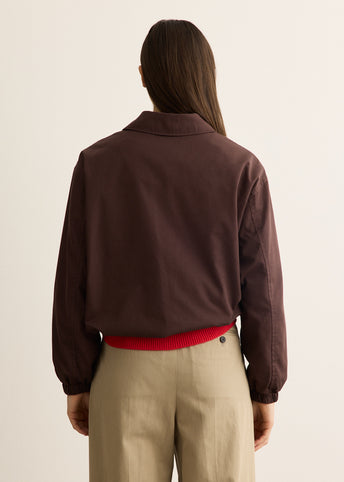 Collared Blouson Jacket