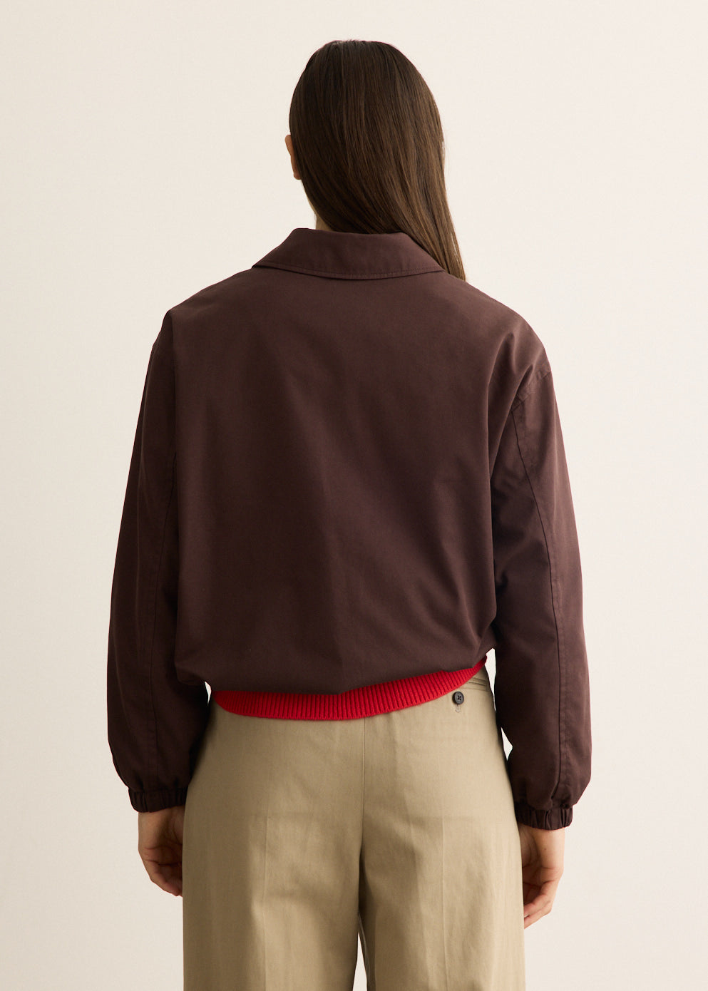 Collared Blouson Jacket