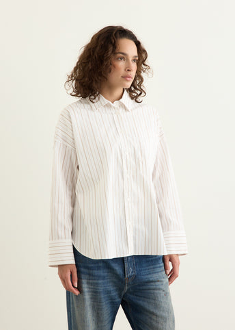 Diver White Stripe Shirt
