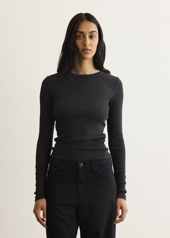 The Essential Ribbed Long-Sleeve Top