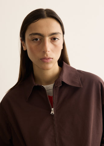 Collared Blouson Jacket