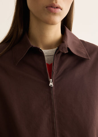 Collared Blouson Jacket