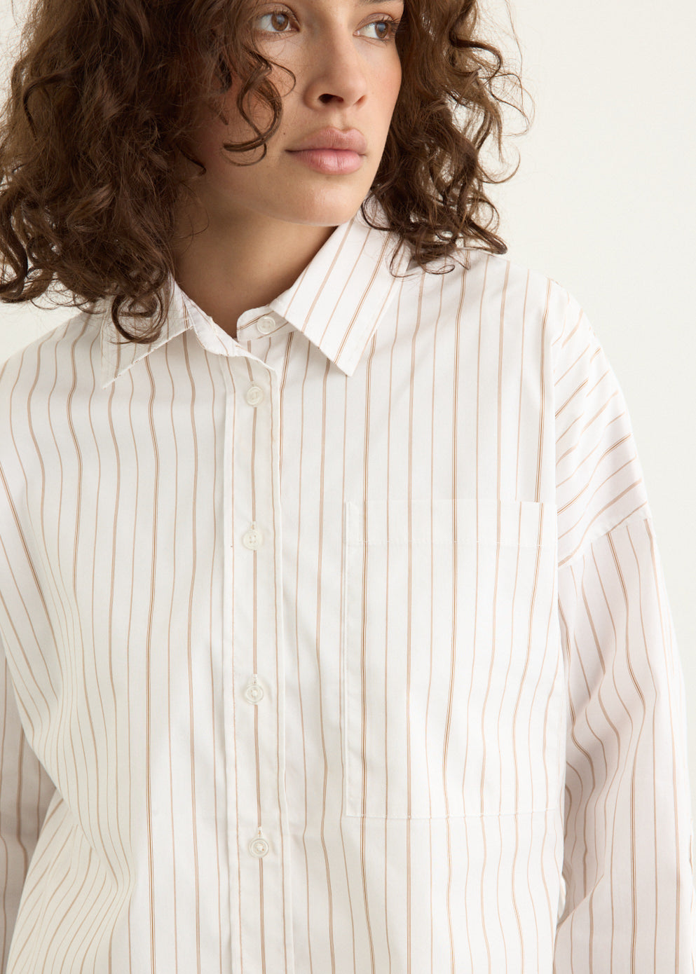 Diver White Stripe Shirt