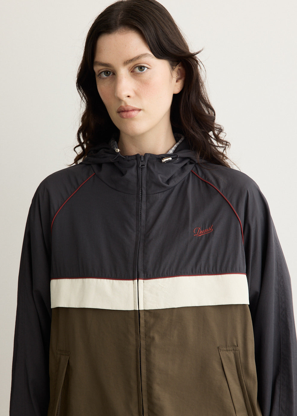 Unisex Blocked Windbreaker