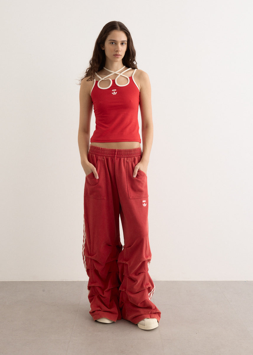 パンツ ADIDAS AVAVAV RUCHED PANTS CARBON Adidas Originals - ADIDAS ORIGINALS X AVAVAV RUCHED PANTS